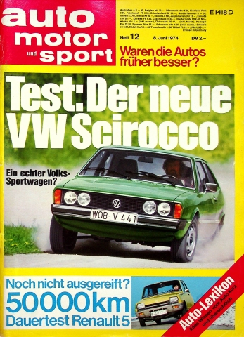 Deckblatt Auto Motor und Sport (12/1974)